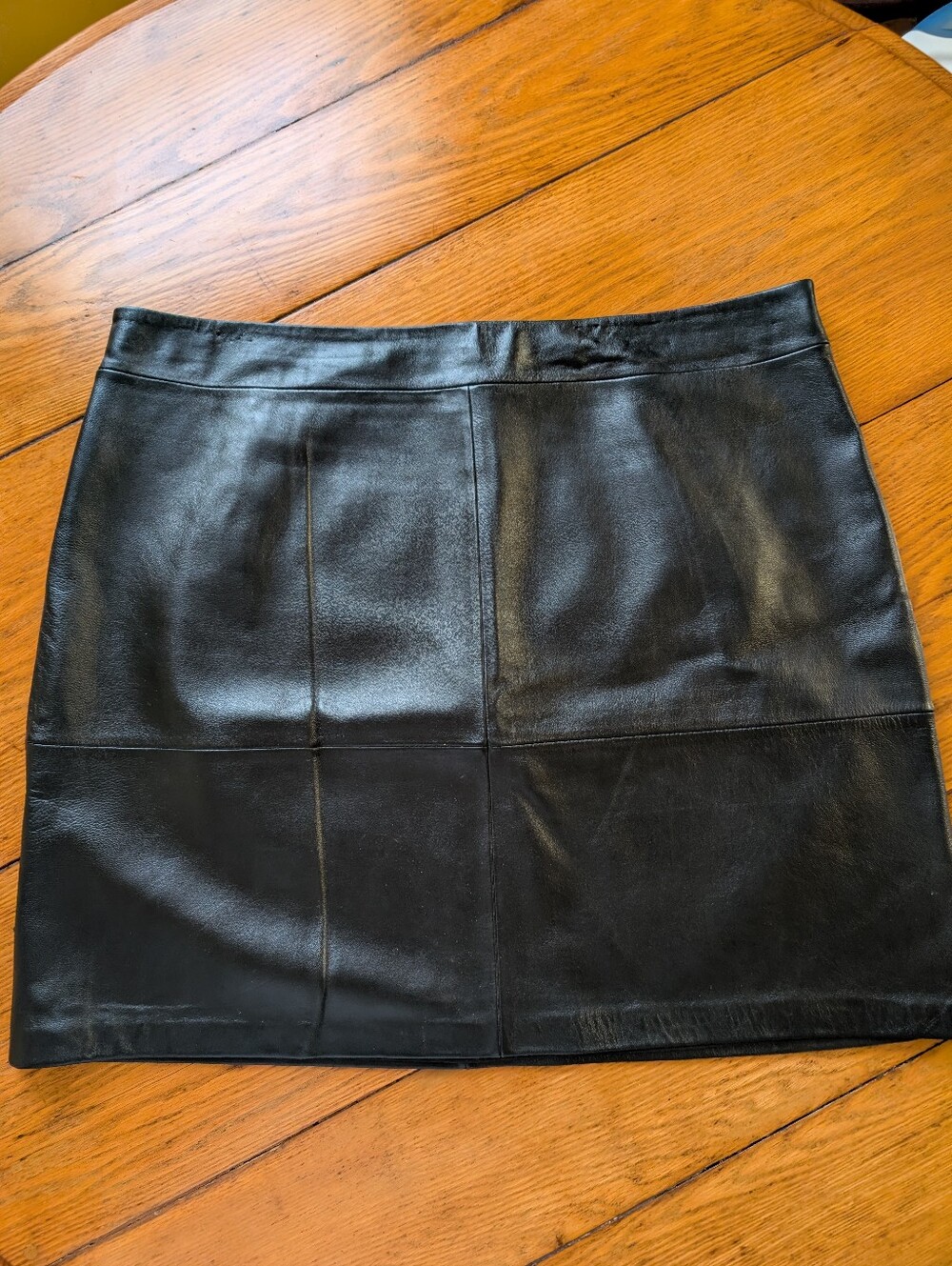 Genuine Leather Pencil Skirt -size 22